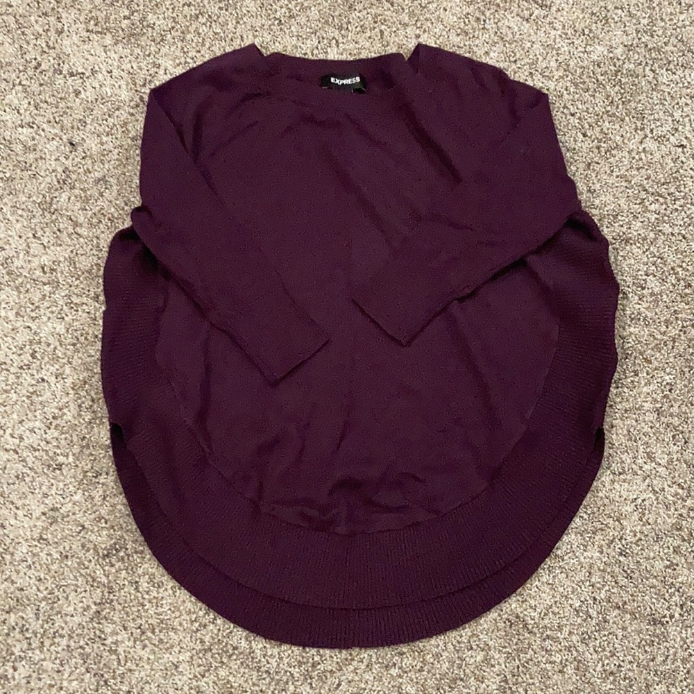 Purple sweater